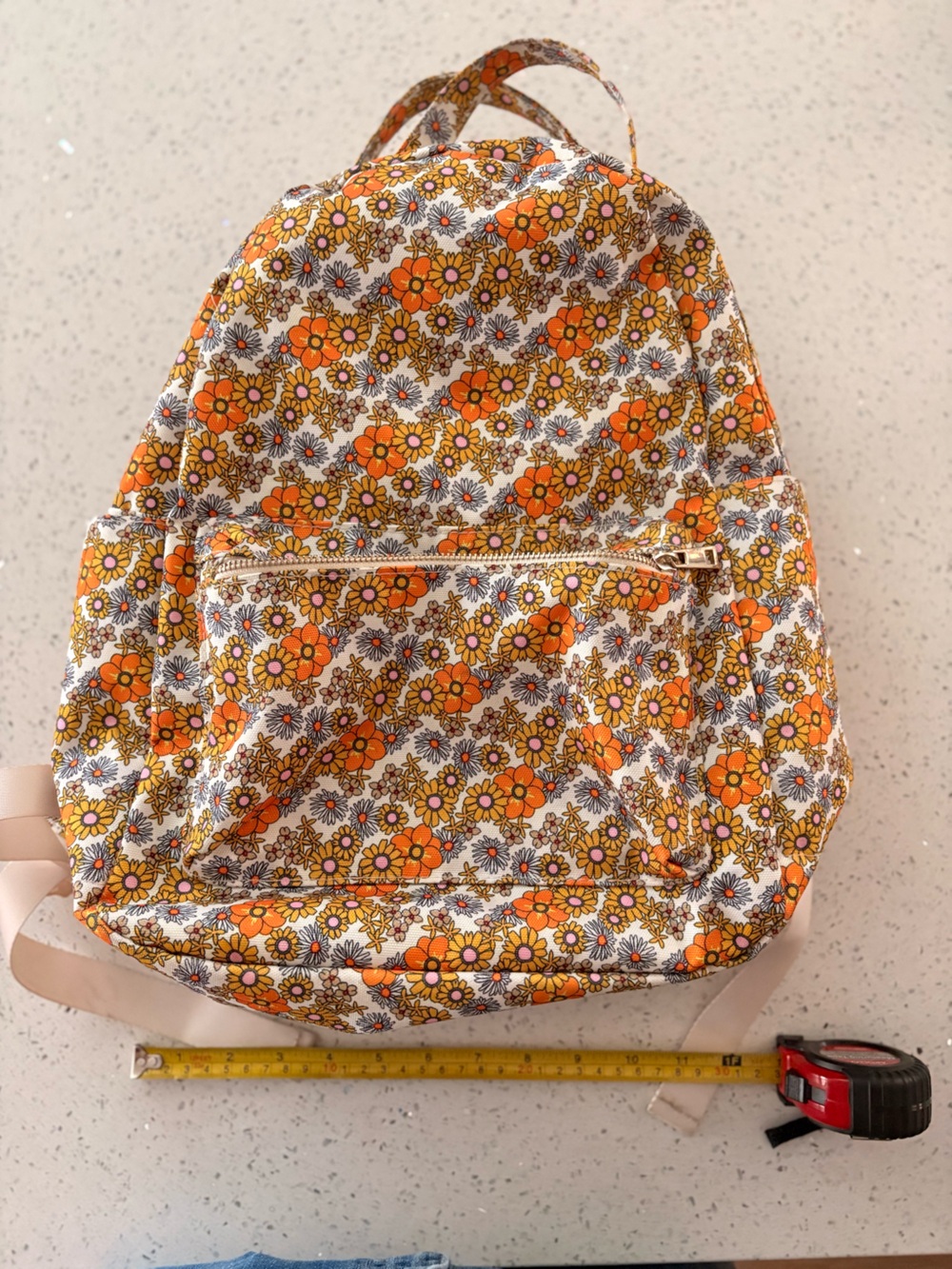 Groovy Daisy Floral Backpack